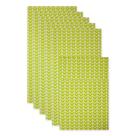 Forro de geladeira DII Collection Avocado Herringbone 12x24cm, pacote com 6