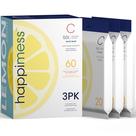 Forro de lata de lixo happimess HPM3100C-WHITE 50L com aroma de limão