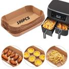 Forro de papel descartável Air Fryer 100PCS para Ninja DZ201