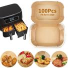 Forro de papel descartável Air Fryer para Ninja DZ201/DZ401/DZ550/DZ302/SL401/SL451