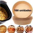 Forro De Papel Descartável Para Air Fryer Kit C/100 Folhas