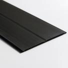 Forro de PVC Duplo Frisado 7,2m2 - Preto