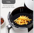 Forro forma de Silicone Reutilizável para Air Fryer 20cm Quadrada e Redonda
