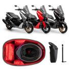 Forro Nmax 2025 Connected Premium Vermelho Guidão + 1 Antena