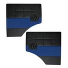 Forro Porta Dianteira Com Bolsa Azul MBB 82 até 95 PVC