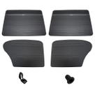 Forro Porta Preto Luxo Fusca 78 79 80 82 84 89 92 + Grampos