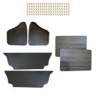 Forro Portas Sem Rodapé Bateria + Grampos Fusca 78 Até 89 Forro Portas Sem Rodapé Bateria + Grampos Fusca 78 Até 89