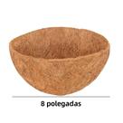 Forro Redondo De Fibra De Coco Natural Para Cestas Suspensas De 8-16 Polegadas, Forro De