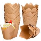 Forros de cupcake Neyimqr Natural Tulip, copos para assar de 120 unidades