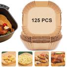 Forros de papel para fritadeira Air Fryer TOGOO 125PCS antiaderentes descartáveis