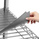 Forros de prateleira Sterling for Wire Shelf System 14 x 30 polegadas, cinza, 5 unidades