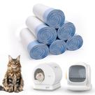 Forros para caixa de areia para gatos Loveishere 46 x 32 cm com cordão, 120 unidades