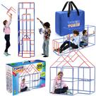 Fort Building Kit Tower Tubes, 510 unidades para crianças de 5 a 10 anos