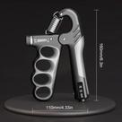 Fortalecedor de Mão e Dedos Ajustável Hand Grip 100Kg com Contador