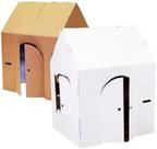 Forte de papelão Crafty Cottage Easy Playhouse Kids Art & Craft Forte de papelão Crafty Cottage Easy Playhouse Kids Art & Craft