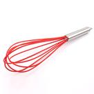 Fouet Batedor De Clara E Massa Silicone Cabo Em Inox 35 Cm