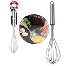 Fouet / batedor de clara / fue de inox manual multiuso para cozinha