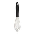 Fouet Batedor Manual Weck - Aço Inox com Cabo Preto 30cm