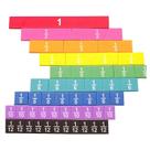 Fraction Tiles Montessori Math Materials Rainbow para crianças Fraction Tiles Montessori Math Materials Rainbow para crianças