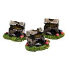 Fragata Kit Bau Mini 3 Pc Enfeite Para Aquário