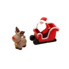 Fragata Kit Treno Papai Noel 3 Pc Enfeite Para Aquário