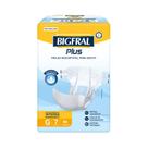 Fralda Adulto / Geriátrica - Bigfral Plus - Tamanho G Pacote c/7un