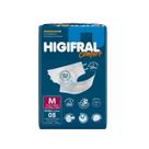 Fralda Adulto Higifral Confort Tam. M Pacote com 8 Unidades