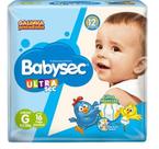 Fralda baby sec ultra sec galinha pintadinha jumbinho g c/16