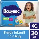 Fralda Babysec galinha pintadinha pacote jumbo tamanho XG