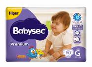Fralda Babysec Galinha Pintadinha Premium Hiper G 60 Unidades