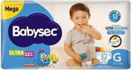 Fralda Babysec Ultrasec Galinha Pintadinha MEGA - Tam G - 32 unidades - ATACADO BARATO