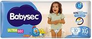 Fralda Babysec Ultrasec Galinha Pintadinha MEGA - Tam XG - 30 unidades - OFERTA