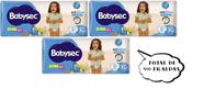 Fralda Babysec Ultrasec- Tam XG - (3 pacotes-30 cada pacote) total de 90 unidades - BARATO