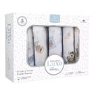Fralda Bebê Incomfral Luxo Bainha Com 5 Unidades 100% Algodão Caixa Cor:Masculino Fralda Bebê Incomfral Luxo Bainha Com 5 Unidades 100% Algodão Caixa Cor:Masculino