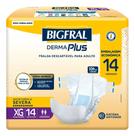 Fralda Bigfral Derma Plus Econômica Xg 14 Unidades