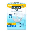 Fralda Bigfral Plus M 8 Unidades