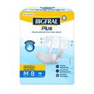 Fralda Bigfral Plus M 8 Unidades