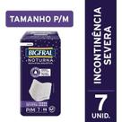 Fralda bigfral roupa intima noturna p m com 7 uni