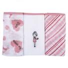 Fralda boca baby nice 3457 19 bordada ROSE.70X68 C/3 Fralda boca baby nice 3457 19 bordada ROSE.70X68 C/3