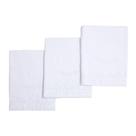 Fralda Bordada Mami Classicos 68cm X 66cm Contem 03 Unidades Branco - Papi