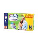 Fralda Calça Geriátrica Lifree Extra Absorção P M 16 Unidades