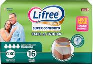 Fralda Calça Lifree Super conforto C/ 16UN Tam P/M G/XG