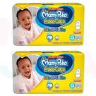 Fralda Calça Mamypoko Dia e Noite Amarelo 2 pacotes G 9-14kg 60 unidades
