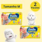 Fralda Calça Mamypoko Dia e Noite Amarelo 2 Pacotes Tamanho M Com 34 unidades Cada - 68 Total