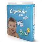 Fralda Capricho Baby M Hiper C/70 Unidades