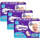 Fralda Cremer Jumbinho - Kit com 3 pacotes - Tam XXG - 48 Unidades Fralda Cremer Jumbinho - Kit com 3 pacotes - Tam XXG - 48 Unidades