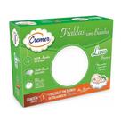 Fralda Cremer Luxo com Bainha 5 unidades Branco
