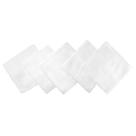 Fralda De Pano Bebê Dengo Branca Tecido Duplo 65x65m 100% Algodão Tecido Absorvente Pacote com 5 unidades