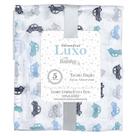Fralda De Pano Luxo Estampada Com Bainha 5 Unidades Baby Incomfral GÊNERO:NOVA EMBALAGEM MENINO Fralda De Pano Luxo Estampada Com Bainha 5 Unidades Baby Incomfral GÊNERO:NOVA EMBALAGEM MENINO
