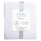 Fralda De Pano Luxo Estampada Com Bainha 5 Unidades Incomfral Fralda De Pano Luxo Estampada Com Bainha 5 Unidades Incomfral